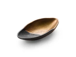 ORYOKI Japanisches Soßenschälchen Sou, schwarz-gold