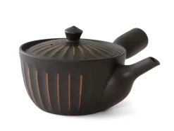 ORYOKI Japanisches Teeservice Kiku Kokudei, 3-teilig, Banko Yaki