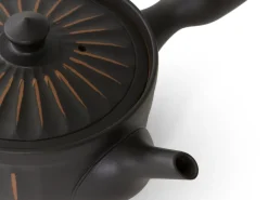 ORYOKI Japanisches Teeservice Kiku Kokudei, 3-teilig, Banko Yaki