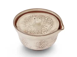 ORYOKI Japanisches Teeservice Kobiki Hana Mischima, 3-teilig
