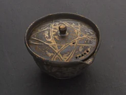 ORYOKI Japanisches Teeservice Kurokinsai, 3-teilig
