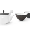 ORYOKI Japanisches Teeservice Sabi-sen mon, 3-teilig
