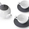 ORYOKI Japanisches Teeservice Sabi-sen mon, 5-teilig
