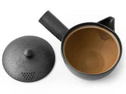 ORYOKI Japanisches Teeservice Siboridashi Kokurei, 3-teilig, Banko Yaki