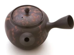ORYOKI Japanisches Teeservice 6-teilig, Kyusu Tokoname Mokake