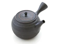 ORYOKI Japanisches Teeservice 6-teilig, Kyusu Tokoname Sendan Maru