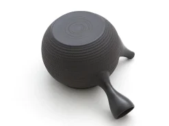 ORYOKI Japanisches Teeservice 6-teilig, Kyusu Tokoname Tobikanna Kuro