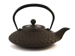 ORYOKI Japanische Teekanne Gusseisen Hira Arare, 0,5 l, Braun