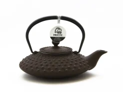ORYOKI Japanische Teekanne Gusseisen Hira Arare, 0,5 l, Braun