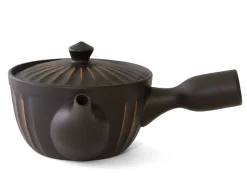 ORYOKI Japanische Teekanne Kiku Kokudei, Banko Yaki, 230 ml