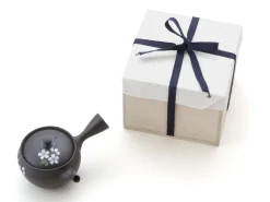 ORYOKI Japanische Teekanne Tokoname Sakuramit Geschenkbox
