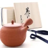 ORYOKI Japanische Teekanne Tokoname Tobikanna Shu mit Geschenkbox