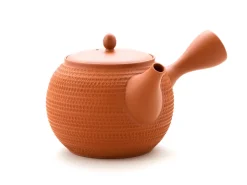 ORYOKI Japanische Teekanne Tokoname Tobikanna Shu mit Geschenkbox