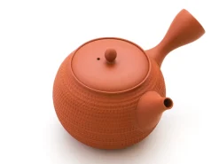 ORYOKI Japanische Teekanne Tokoname Tobikanna Shu mit Geschenkbox