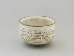 ORYOKI Japanische Teeschale Kobiki Hana Mishima