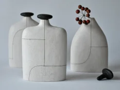 ORYOKI Japanische Vase Shiro series ny