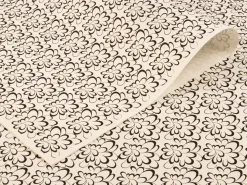 ORYOKI Japanpapier Chiyogami, Blütenkalligrafie schwarz/weiß