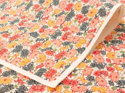 ORYOKI Japanpapier Katazome, Weinlaub farbig