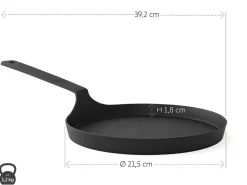 ORYOKI Kamasada shallow pan, Gusseisen