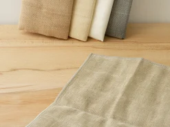 ORYOKI Küchentuch Natural Linen, Halbleinen, 35cm x 35cm