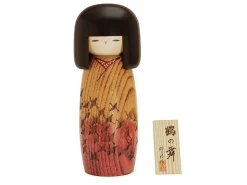 ORYOKI Kokeshi: Holzpuppe Tsuru no mai