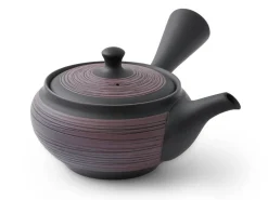 ORYOKI Kyusu Kurohira Murasakikusime, japanische Teekanne