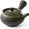 ORYOKI Kyusu Midorierimaki, japanische Teekanne mit Seitengriff