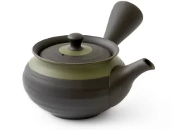ORYOKI Kyusu Midorierimaki, japanische Teekanne mit Seitengriff