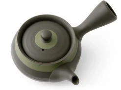 ORYOKI Kyusu Midorierimaki, japanische Teekanne mit Seitengriff