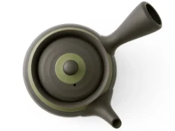 ORYOKI Kyusu Midorierimaki, japanische Teekanne mit Seitengriff