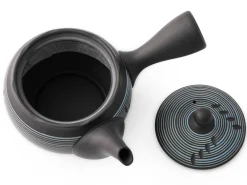 ORYOKI Kyusu Tati Aokusime, japanische Teekanne