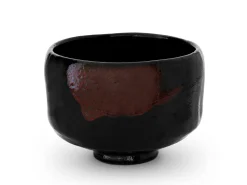 ORYOKI Matcha Schale Raku schwarz, Kyoto Japan