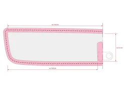 ORYOKI Messerhülle Leder Nakiri, schwarz