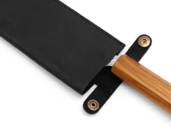ORYOKI Messerhülle Nakiri 185, Leder schwarz