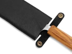 ORYOKI Messerhülle Santoku 185, Leder Vintage schwarz