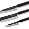 ORYOKI Messerset Damastmesser Nami Santoku II