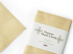 ORYOKI Multifunktionstuch, Bio-Baumwolle, Natural, 34cm x 34cm