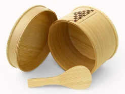 ORYOKI Ohitsu, japanischer Reisbehälter, 2 Größen