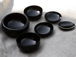 ORYOKI Schalenset Nakajima schwarz, 6-teilig
