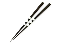 ORYOKI Premium Essstäbchen Motte-iku, teilbar, Ebenholz