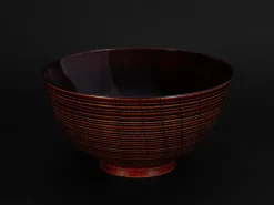 ORYOKI Reisschale Urushi Tamenuri, 360 ml