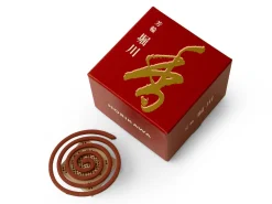 ORYOKI Räucher Spirale Horin Horikawa, 10 Stck., mit Halter