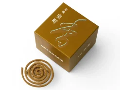 ORYOKI Räucherspirale Horin Muromachi, 10 Stck., mit Halter