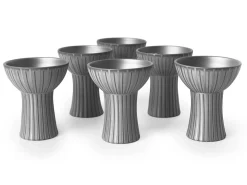 ORYOKI Sake Schalen Set Yushohai, Mitsukoshi, 6 Schalen