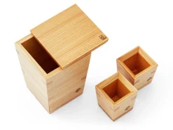 ORYOKI Sake Set Tokuri, Holz