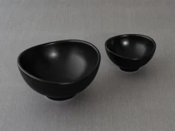 ORYOKI Schalen Infinity, 2 Größen, schwarz