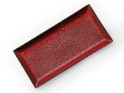 ORYOKI Servierplatte Shuin, rot, 2 Größen