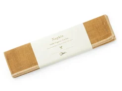ORYOKI Serviette Bio Napkins, Brown, 50cm x 50cm
