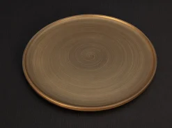 ORYOKI Shusetsu Porzellanplatte Gold, stapelbar