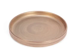 ORYOKI Shusetsu Servierplatte Gold, flach, stapelbar